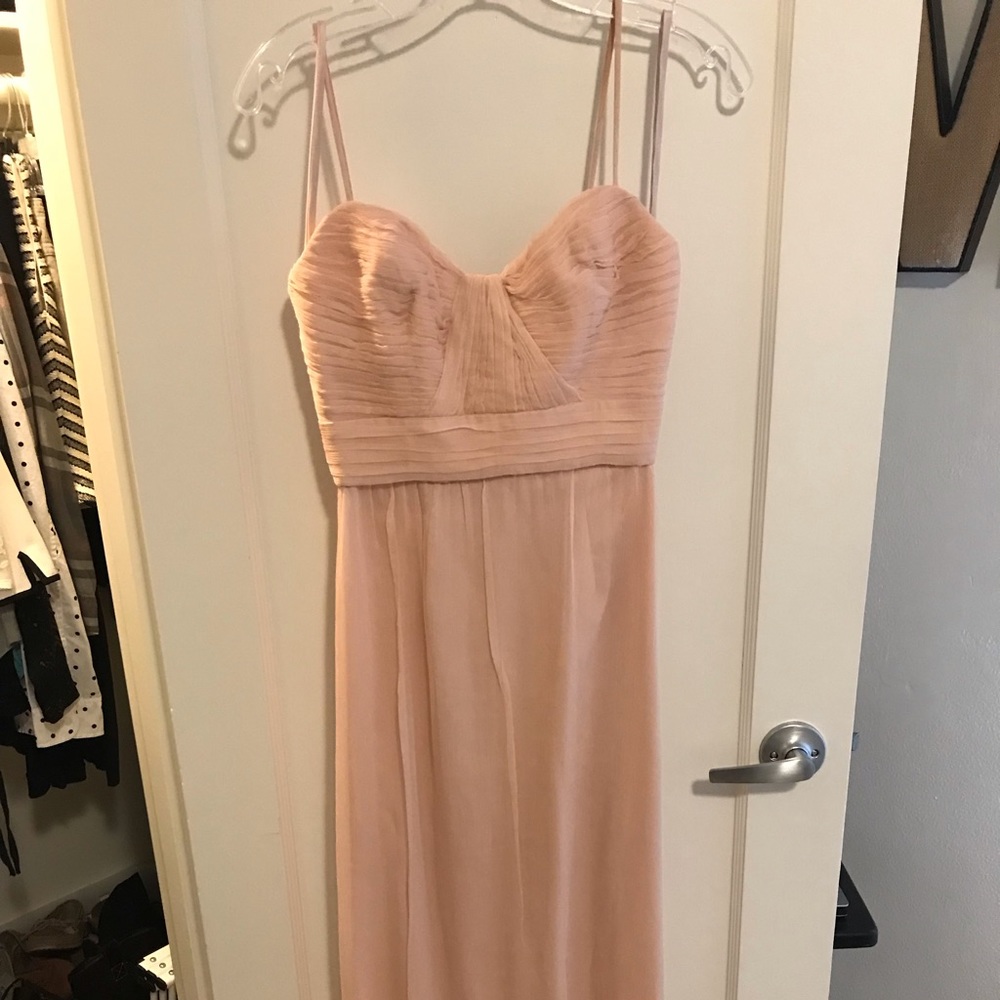 AMSALE Blush Floor Length Gown-*Altered*